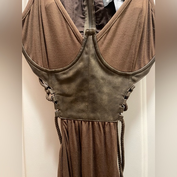 Dolls Kill Darker Wavs Fader Underbust Maxi Dress. Size M. NWT - Picture 3 of 7